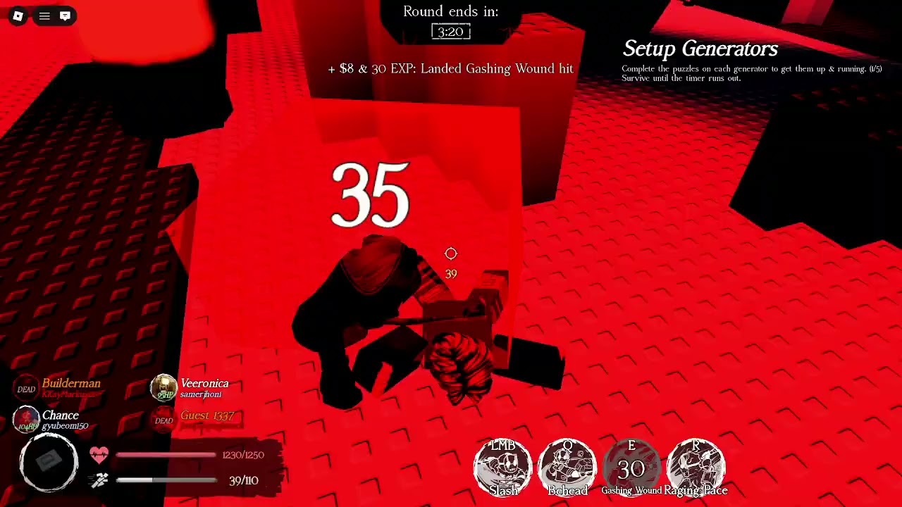 Roblox Forsaken Random Gameplay (Slasher) 121