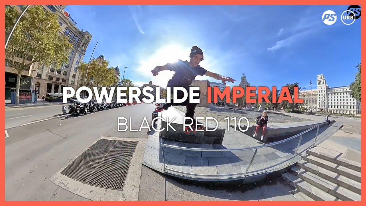 Lomax on Powerslide Imperial Black Red 110