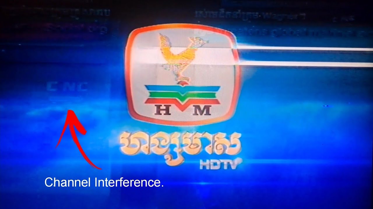 Hang Meas HDTV Cambodia (analogue) - UHF Channel 35 Co-Channel Interference