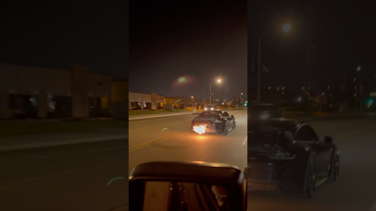 Porsche 992 GT3 ON FULL E85! *MASSIVE FLAMES! (S4T STAGE 2) #stage4tuning #porsche #gt3 #cars