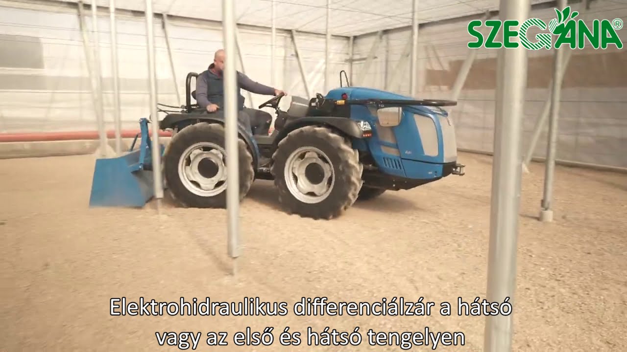 Szegána - BCS Volcan K105 SDT Dualsteer traktor bemutató