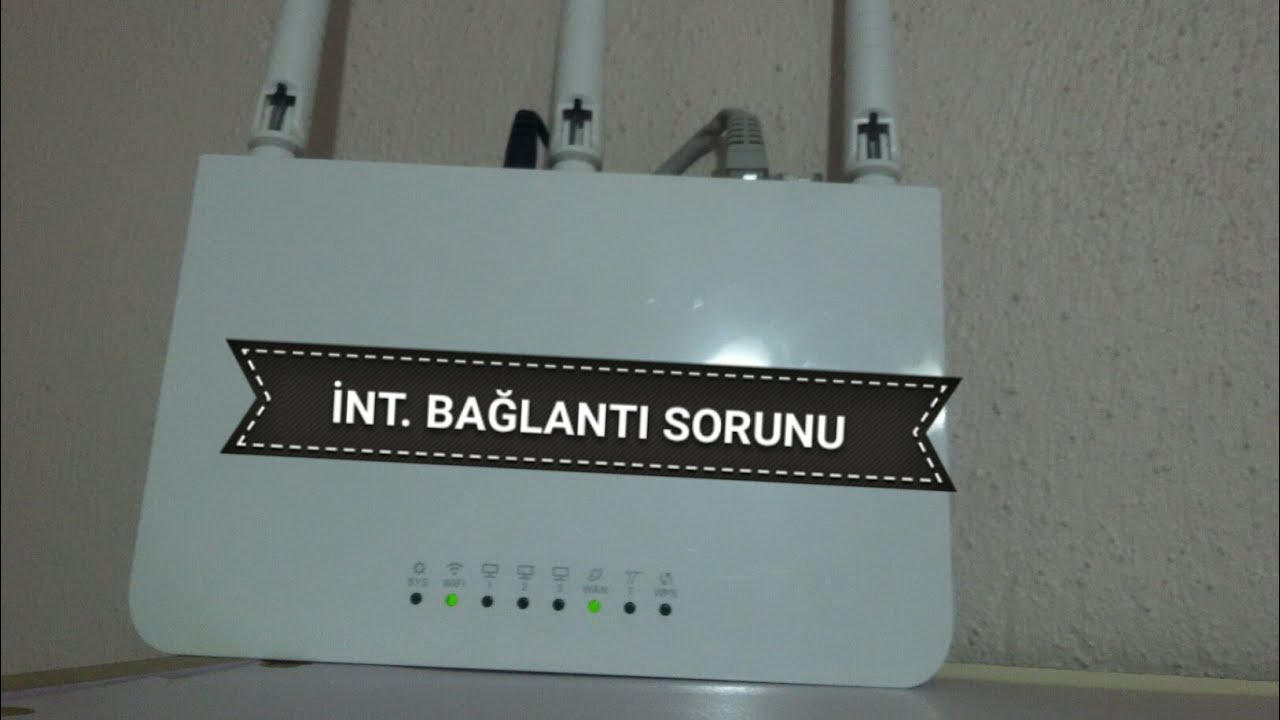 İNTERNETTE BAĞLANTI SORUNU( SINIRLI ERİŞİM )  ÇÖZÜMÜ