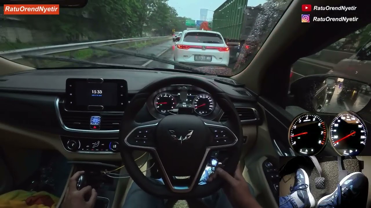 #746 - BISA APA? MACET PARAH DI JALAN TOL - CORTEZ L 1.8 M/T - POV DRIVING INDONESIA