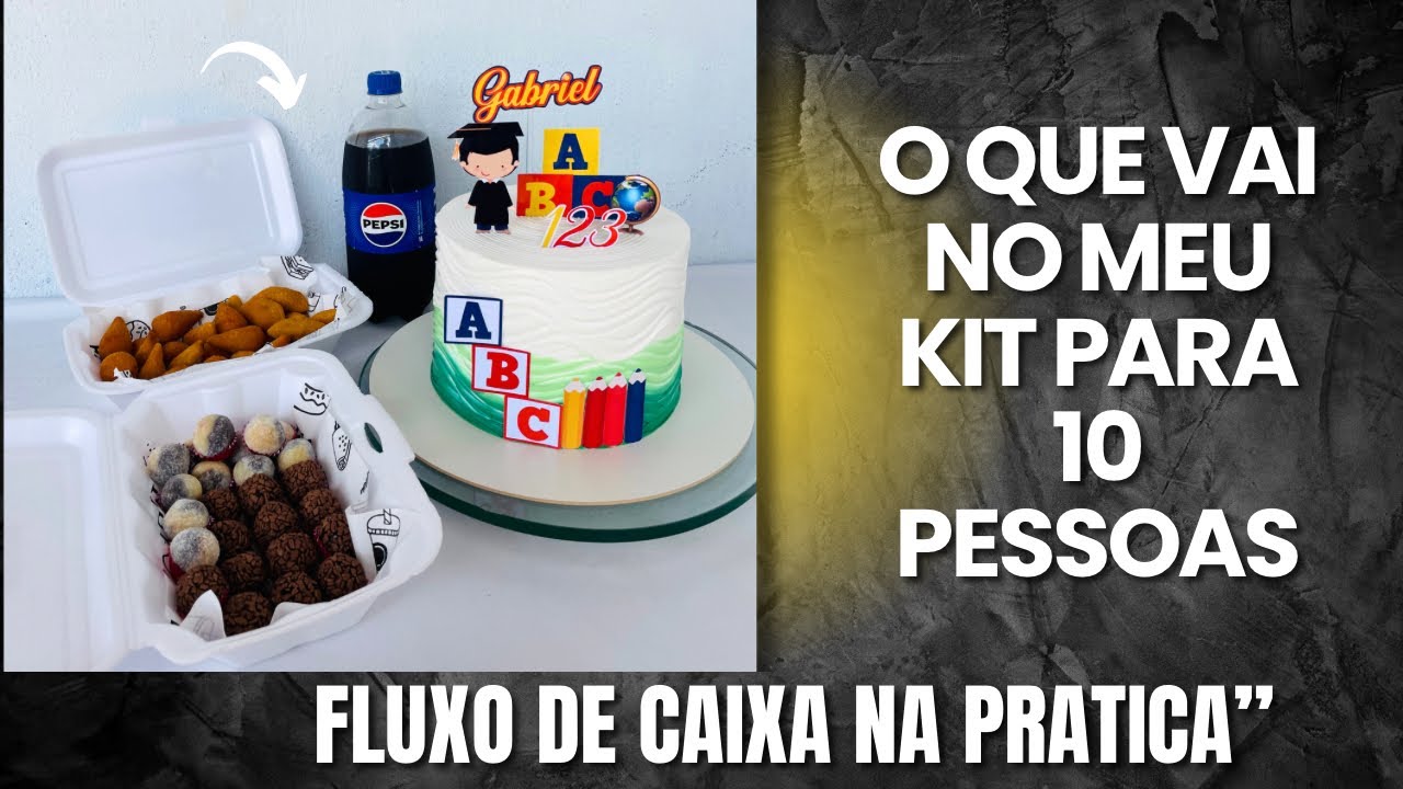 Vlog Montando Kit para 10 Pessoas| Fluxo de Caixa na Confeitaria 