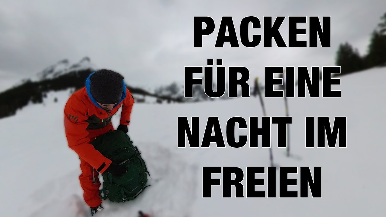 Was brauchst du für ein BIWAK im WINTER?