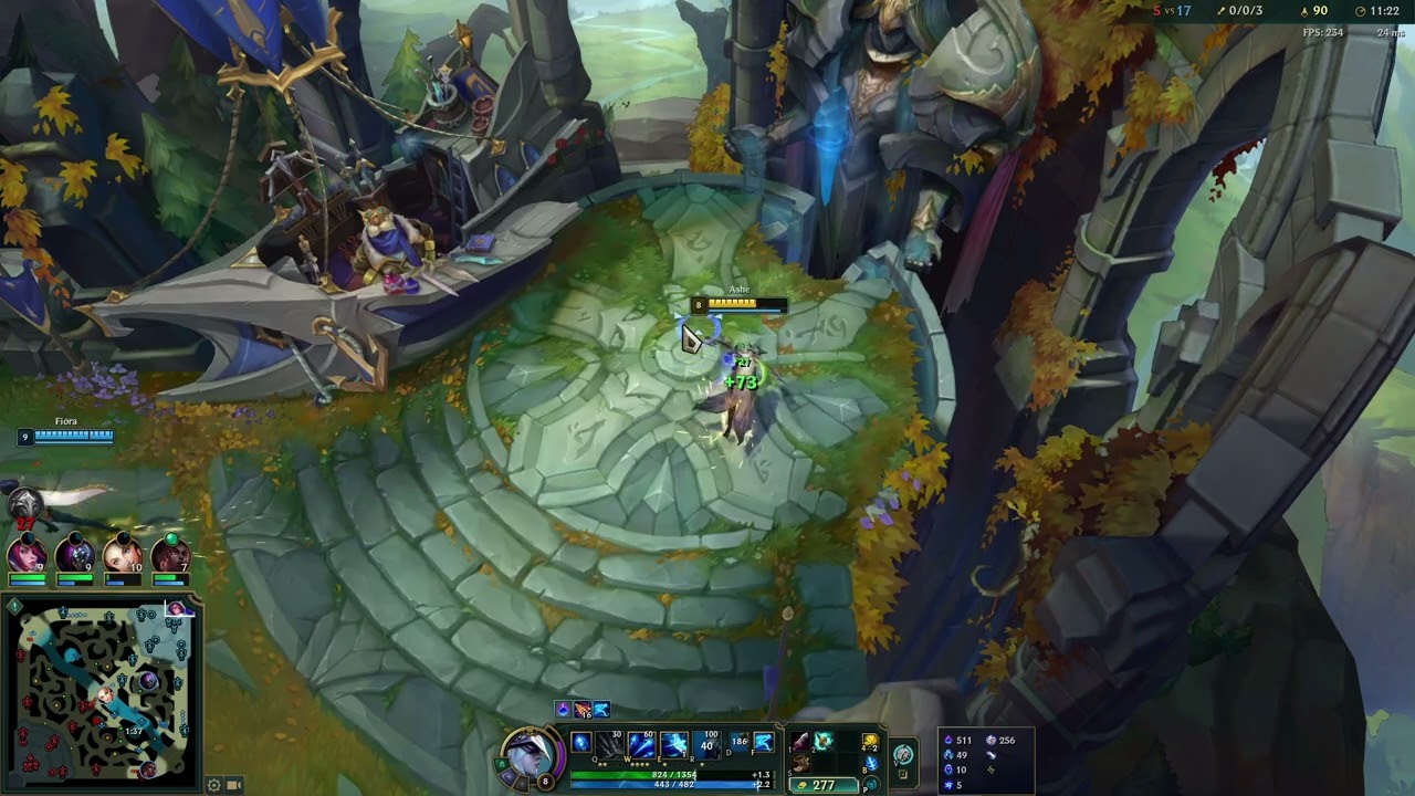 Ashe Stage 2 vs vayne