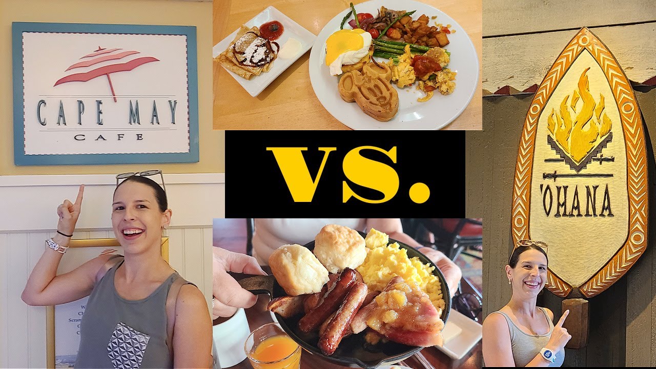 Сравнение кафе Cape May и ресторана Ohana: какой лучше для завтрака? | Обзор ресторанов Walt Disn...