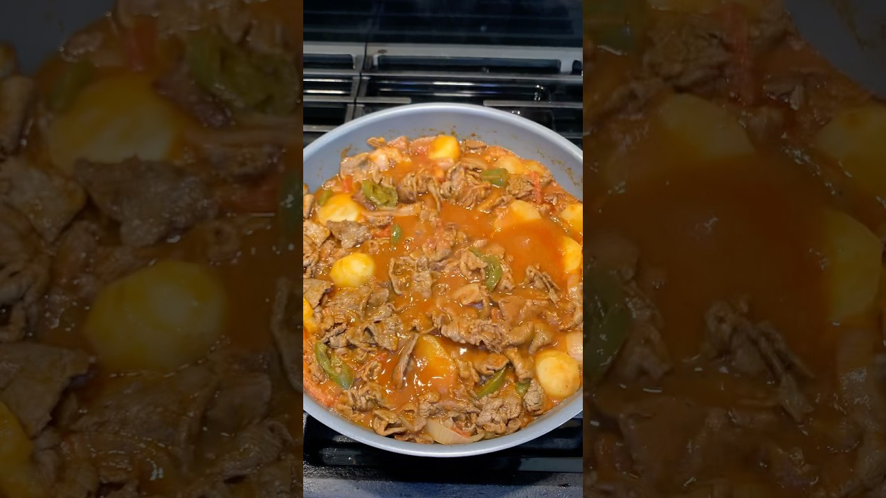 Rico bistec con papas #fy #fypシ゚viral #cooking #recipe #parati #viralvideo #viralfood #fypage #fy