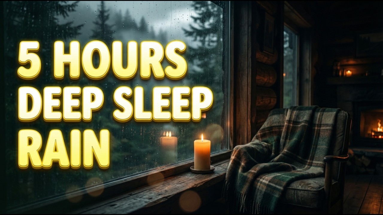 5 HOURS Cozy Rain & Deep Sleep Lo-Fi Music 🌧️ Fall Asleep Fast | Insomnia Relief | Sleep Therapy