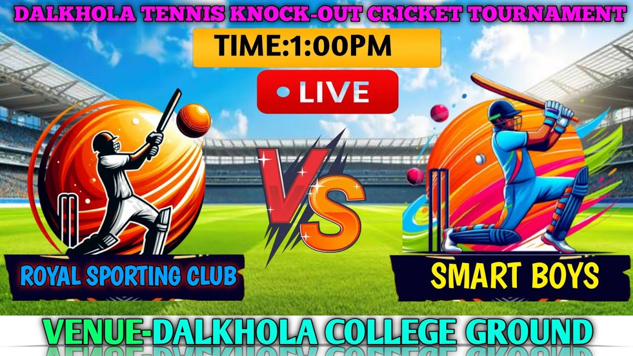 Aftab Nursing Home 11 vs Royel Sporting Club live cricket match | Dalkhola Tenis Knock Out Cricket