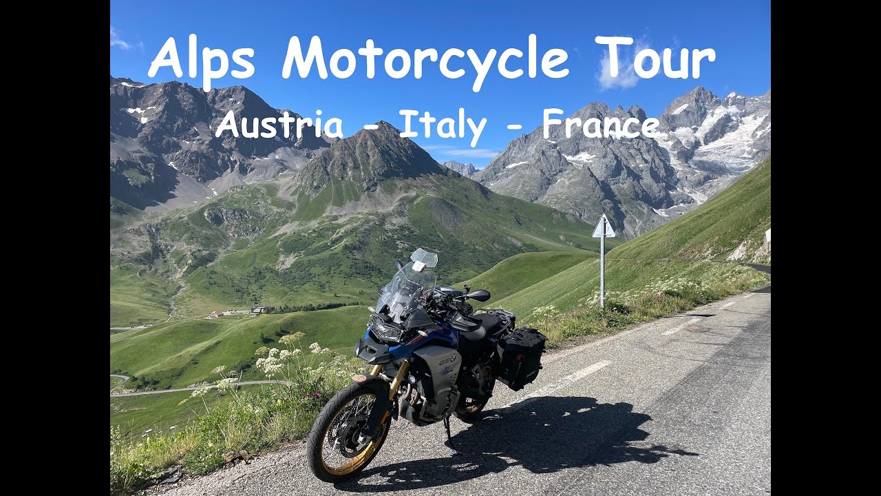 Motorreis door de Alpen.  Austria - Italy - France.Carlo Branders Lommel.