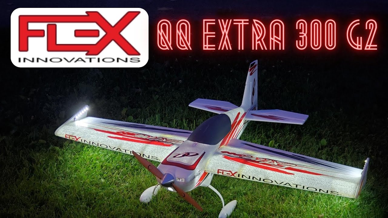 Flex Innovations QQ Extra 300G2 - The best 3D foamy - Night flight and CRASH!
