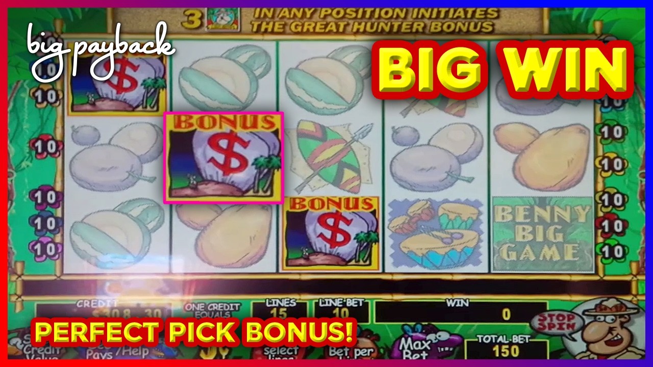Benny Big Game Slot - PERFECT PICK & MAX BET BONUSES!