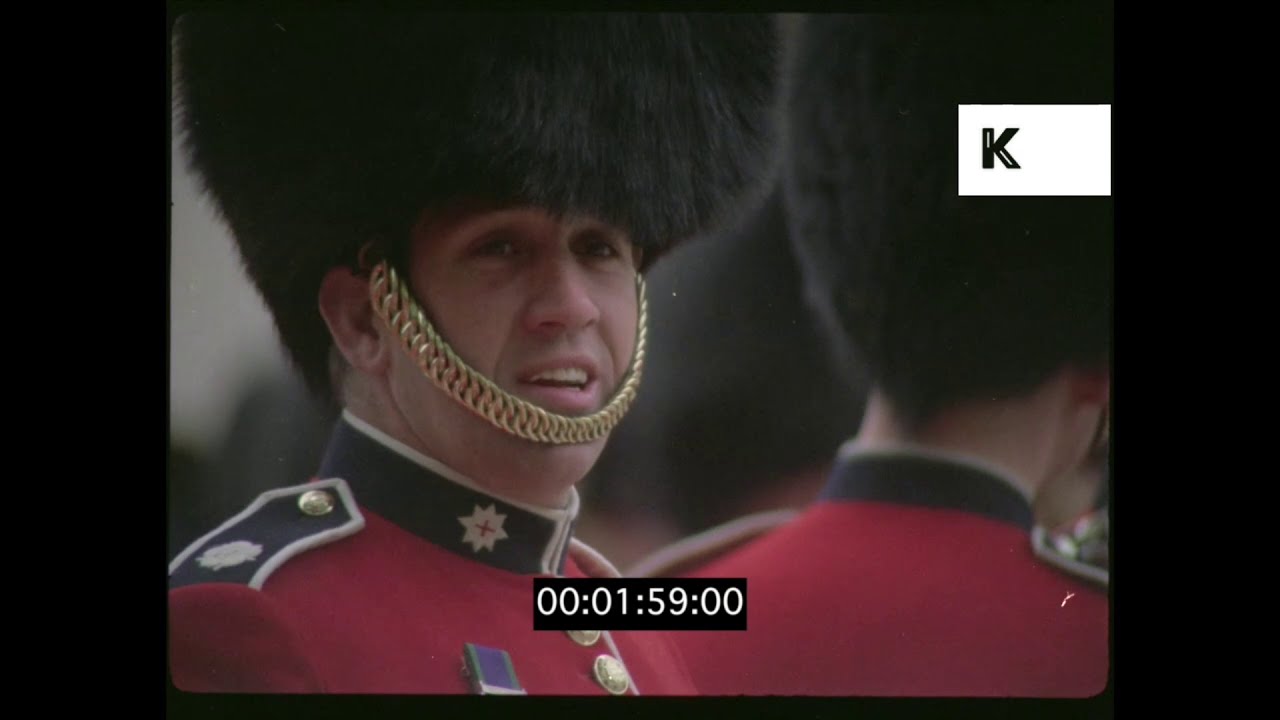 1970s London, Buckingham Palace Guards, 35mm