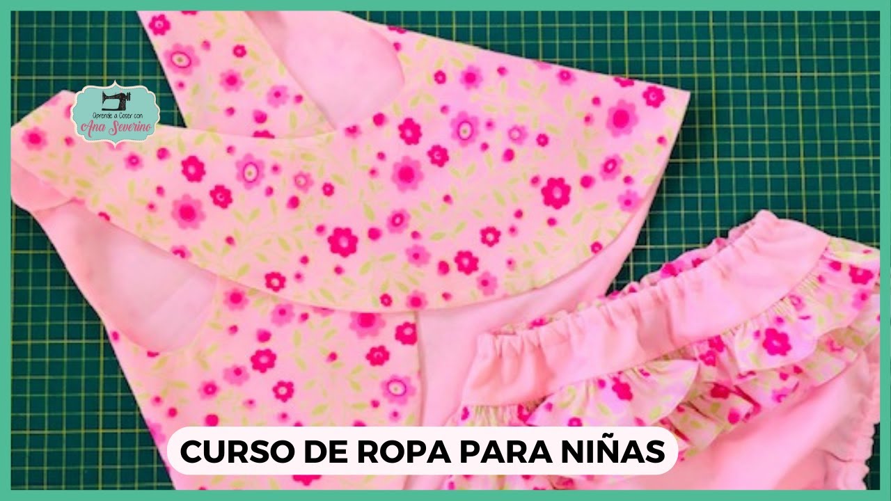 VIDEO #15 CONFECCIÓN DELANTAL DE NIÑAS - CURSO ROPA DE NIÑAS