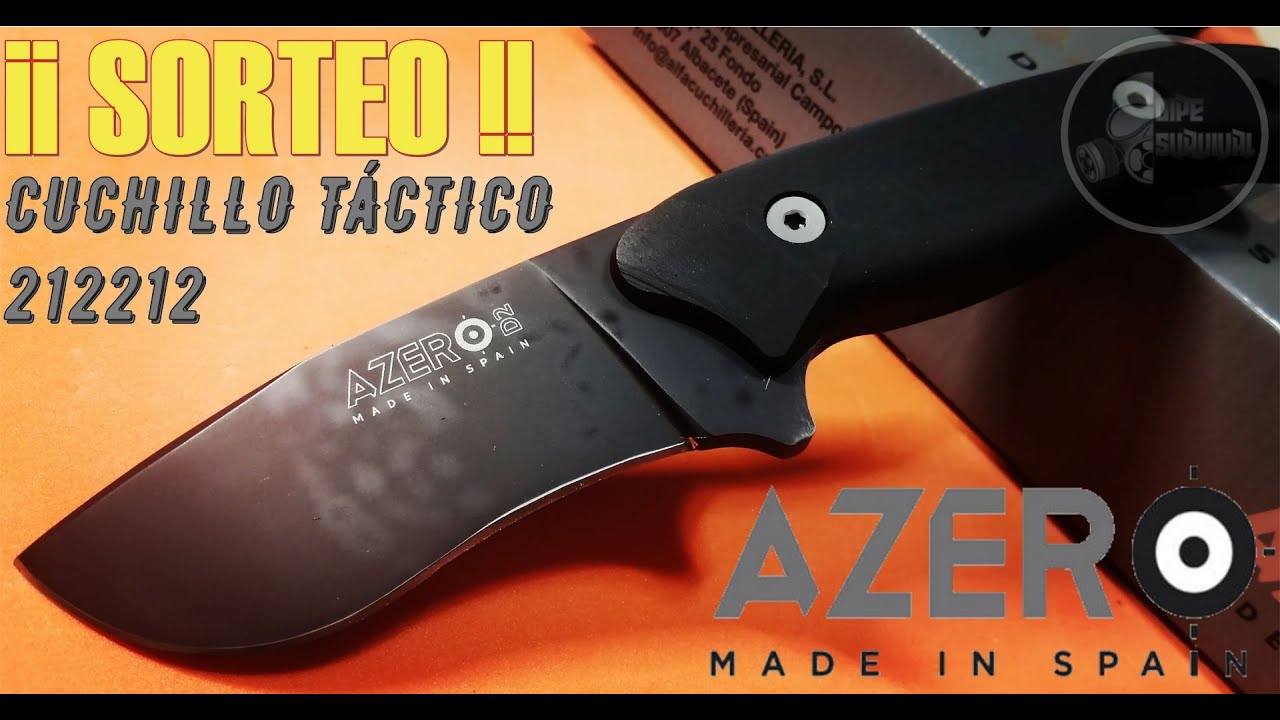 😍❗SORTEO CUCHILLO TÁCTICO AZERO 212212, CUCHILLO DE CALIDAD Y VERSATILIDAD❗😍