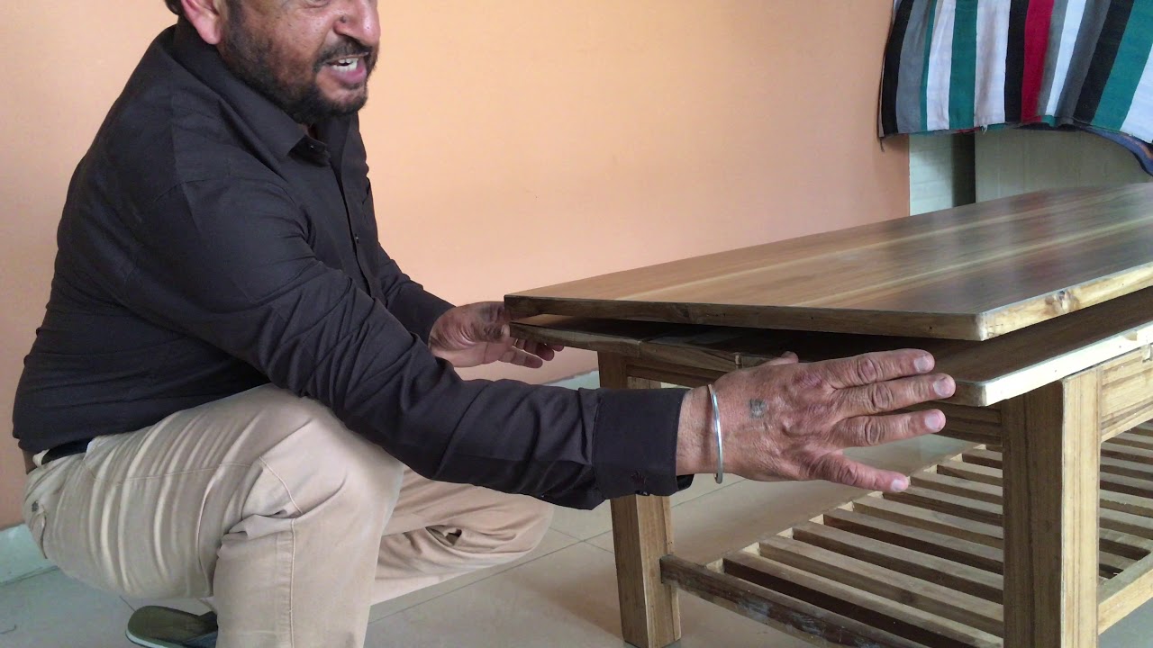 Expanding Table Indian Jugaad -  Desi Jugaad by Amrik Singh / low cost expendable table/space saving