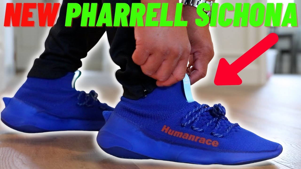 NEW ADIDAS PHARRELL SICHONA BLUE Review + On Feet!