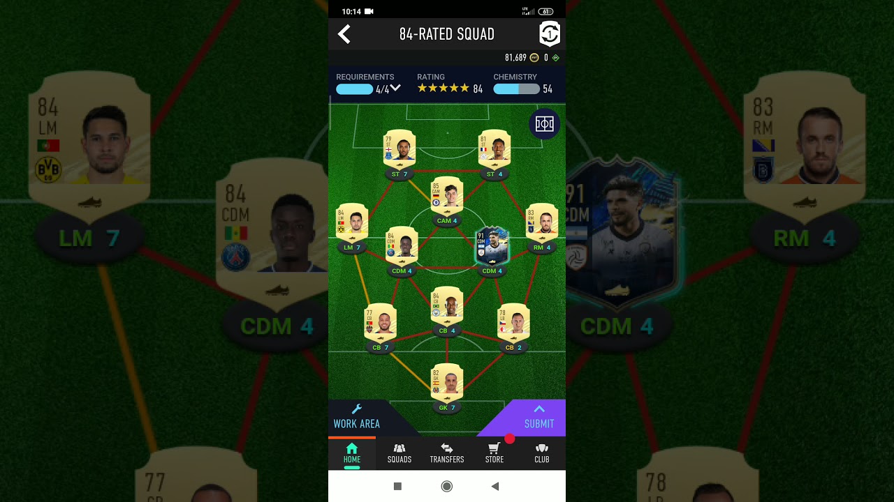87+ upgrade X10 FIFA Companion app