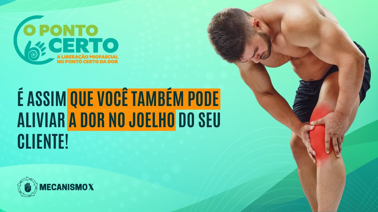 ATENDIMENTO COM LIBERAÇÃO MIOFASCIAL NO PONTO CERTO DA DOR NO JOELHO DESSE CLIENTE.
