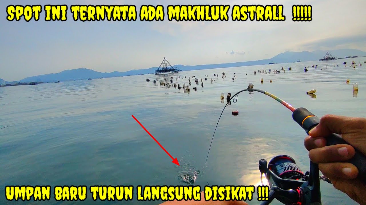 Spot Mancing Ini Ternyata Dihuni Mahkluk Astral !! Mancing Pinggiran Pulau Pasaran Lampung