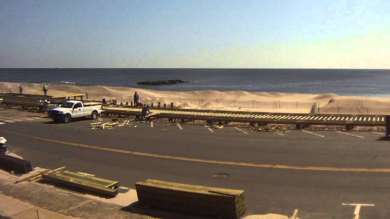 Belmar Boardwalk Construction 2013-04-03 720p