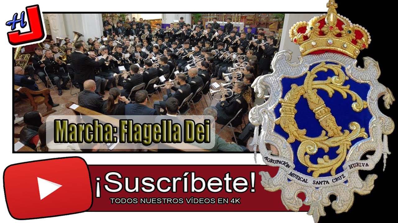 🎼 ESTRENO 🎶 Marcha: FLAGELLA DEI 🎺 AM Santa Cruz Huelva 🥁 TRIPLE CÁMARA ⚜️ 4K 📹