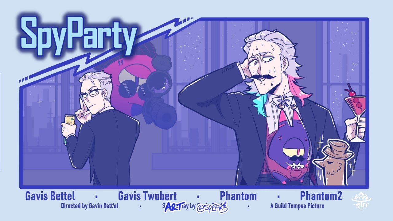 [SpyParty] TWIN vs TWIN w/ Bettel 2 #gavisbettel #holotempus