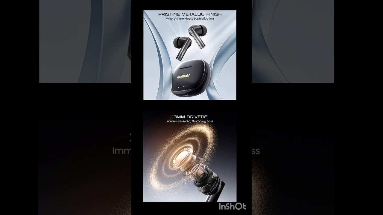 Metallic finish|13 mm driver|45 ms low latency|59 hrs playback|#shorts #ytshorts #tws #yt #gadgets