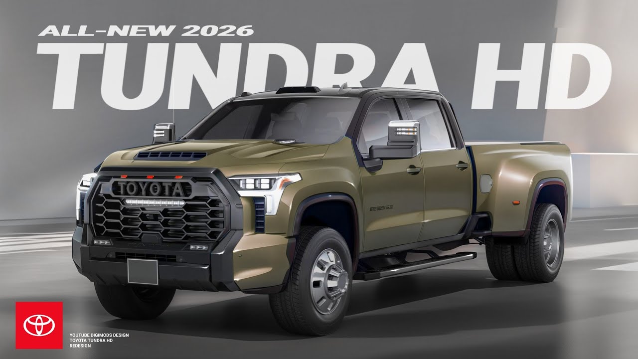 НОВАЯ TOYOTA TUNDRA HD 2026? МОДЕРНИЗАЦИЯ | ДИЗАЙН Digimods |