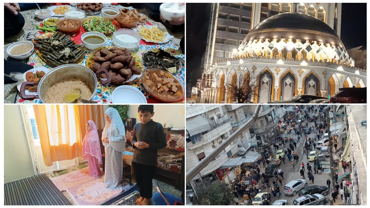 أجواء رمضان الحلوة بسورية🌙🌙أطيب الطبخات عند ماما 