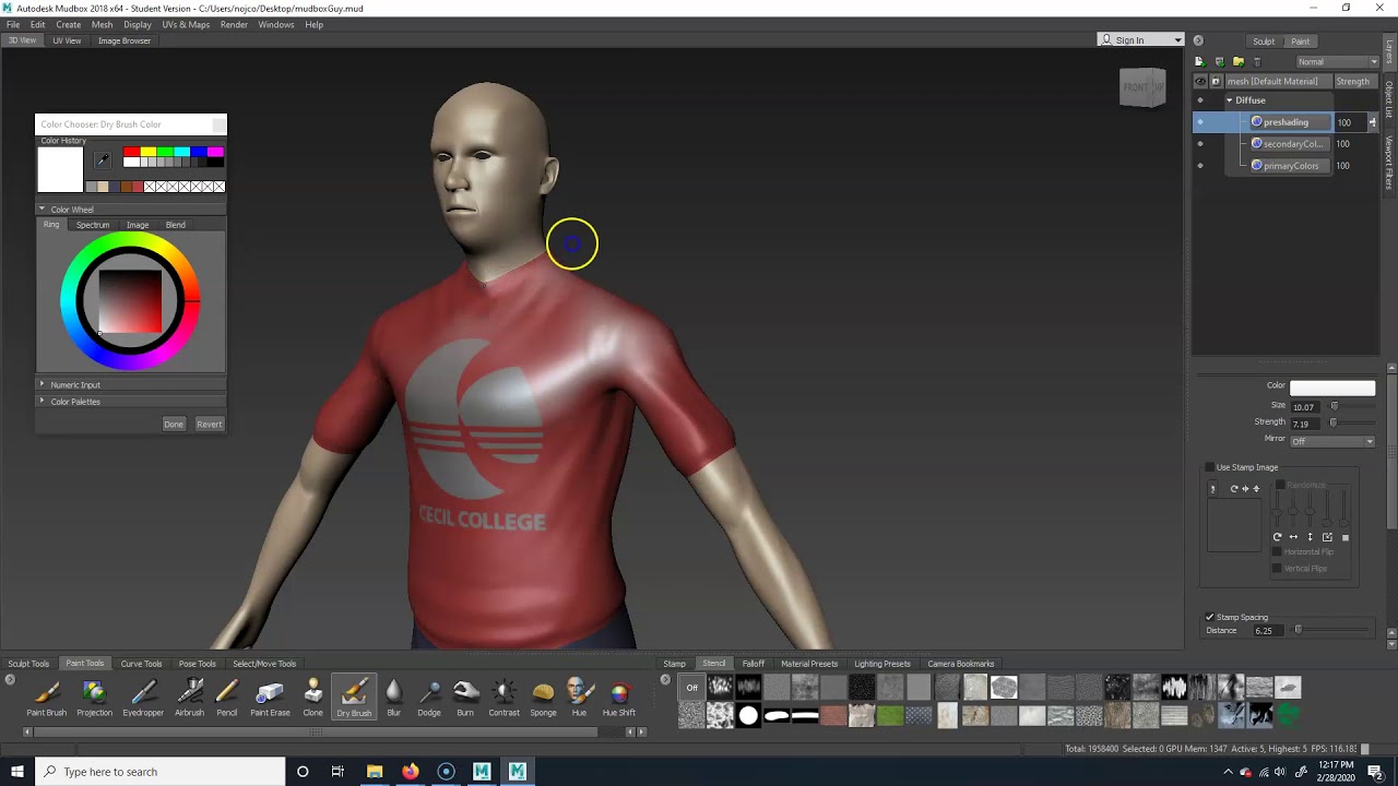 Character Creation Mudbox Texturing Tutorial
