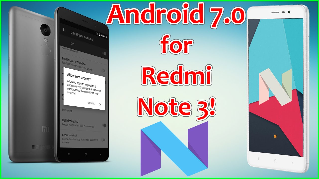 CyanogenMod 14.1 [Android Nougat/7.0] for Redmi Note 3! How to Install Guide!