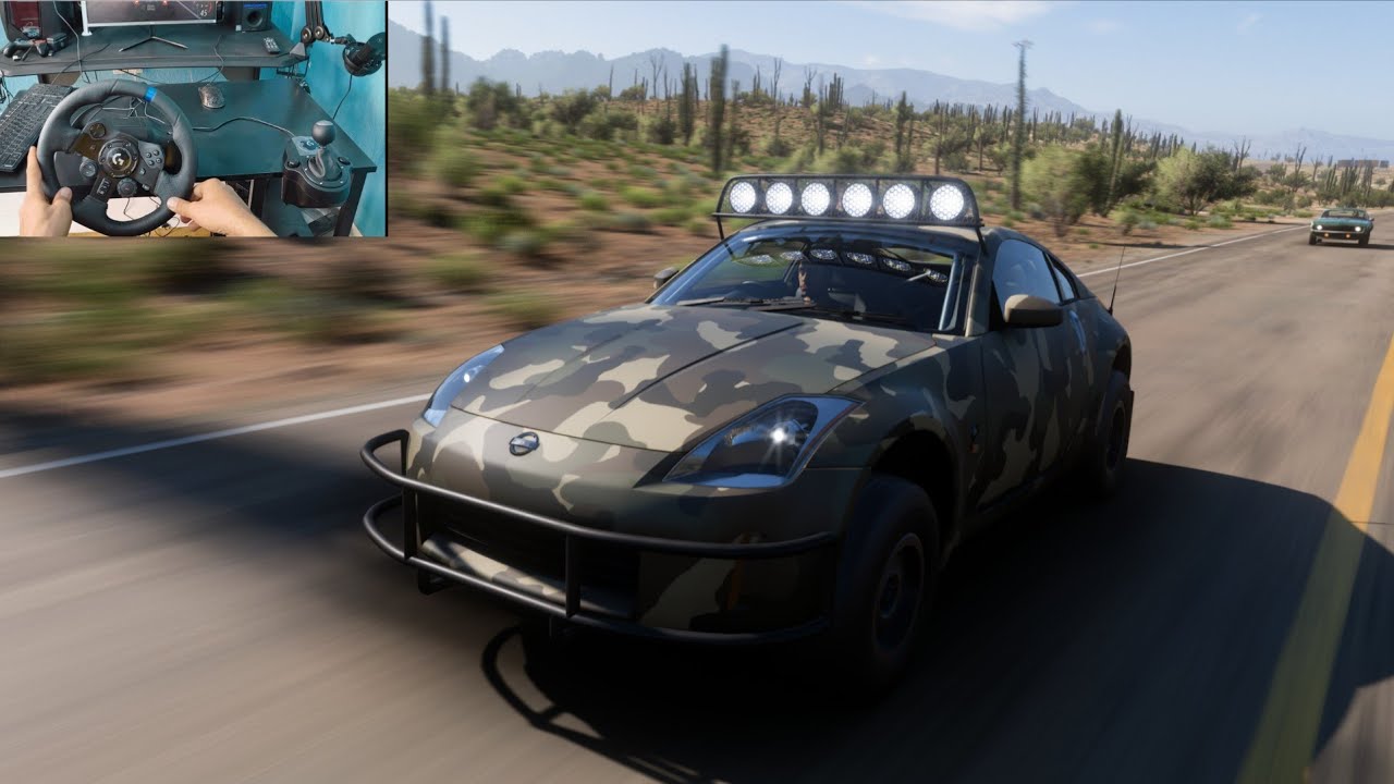 This Fairlady Z 2003 is INSANE in Forza Horizon 5! | POV Wheel Cam | Logitech G923