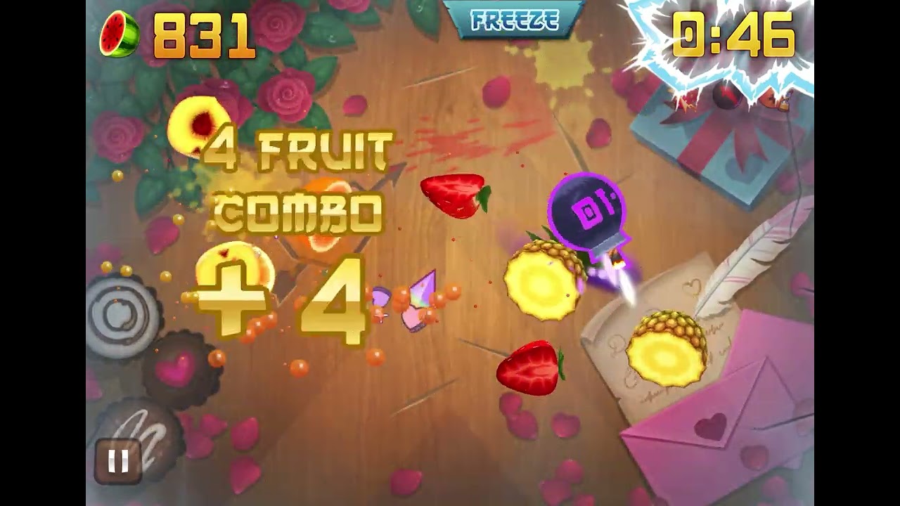 Valentine’s event (fruit ninja)