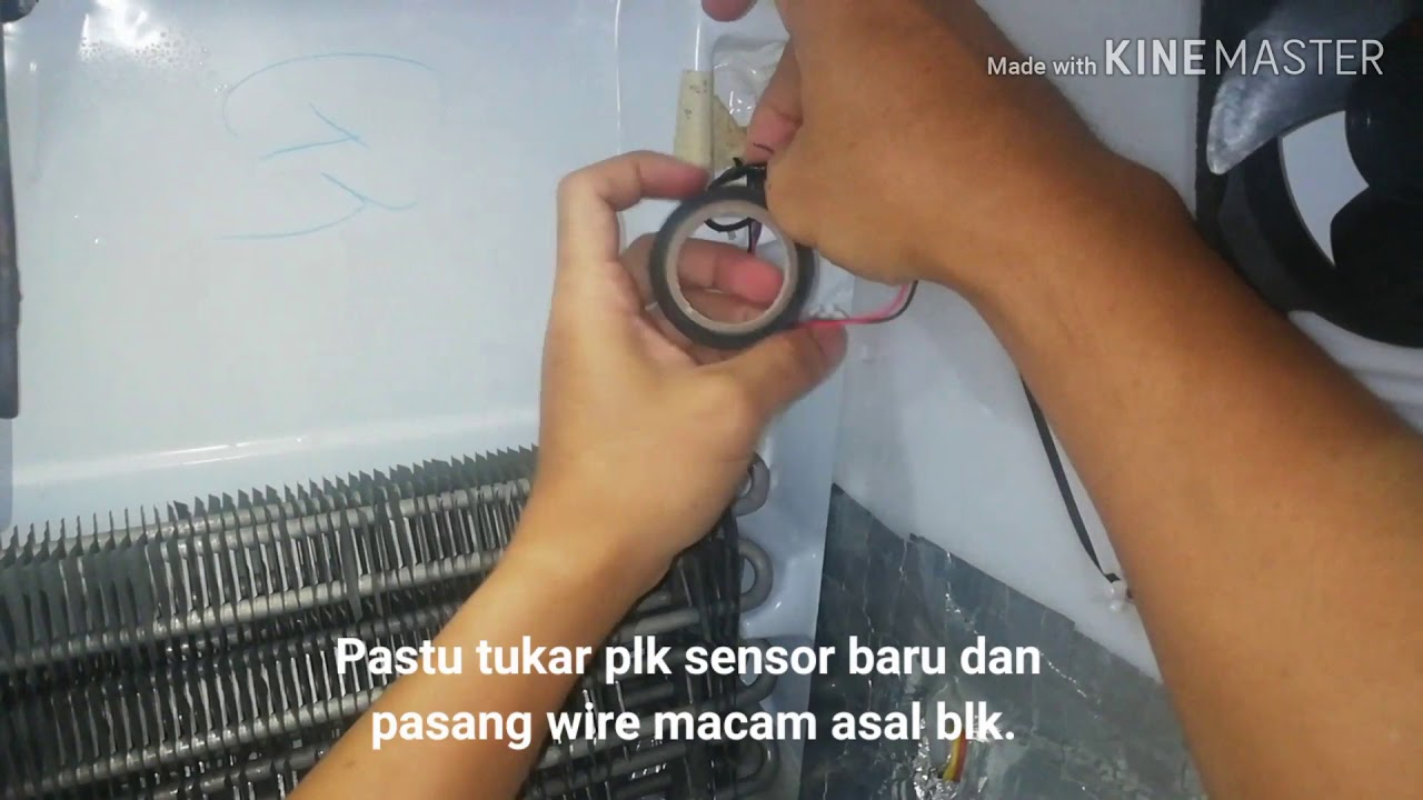 Projek DIY- Tukar Heater dan Defroast Sensor Peti Sejuk Panasonic