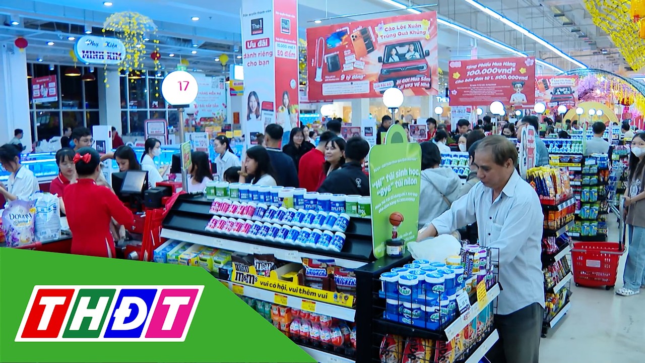 Thị trường Tết: Sức mua tăng nhưng chưa bùng nổ | Kinh tế - 11/2/2026 | THDT