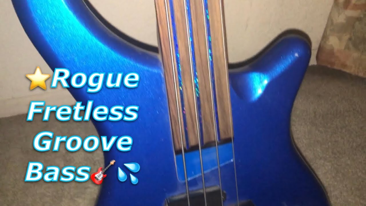 ⭐️🎸Rogue Fretless Groove Bass Custom