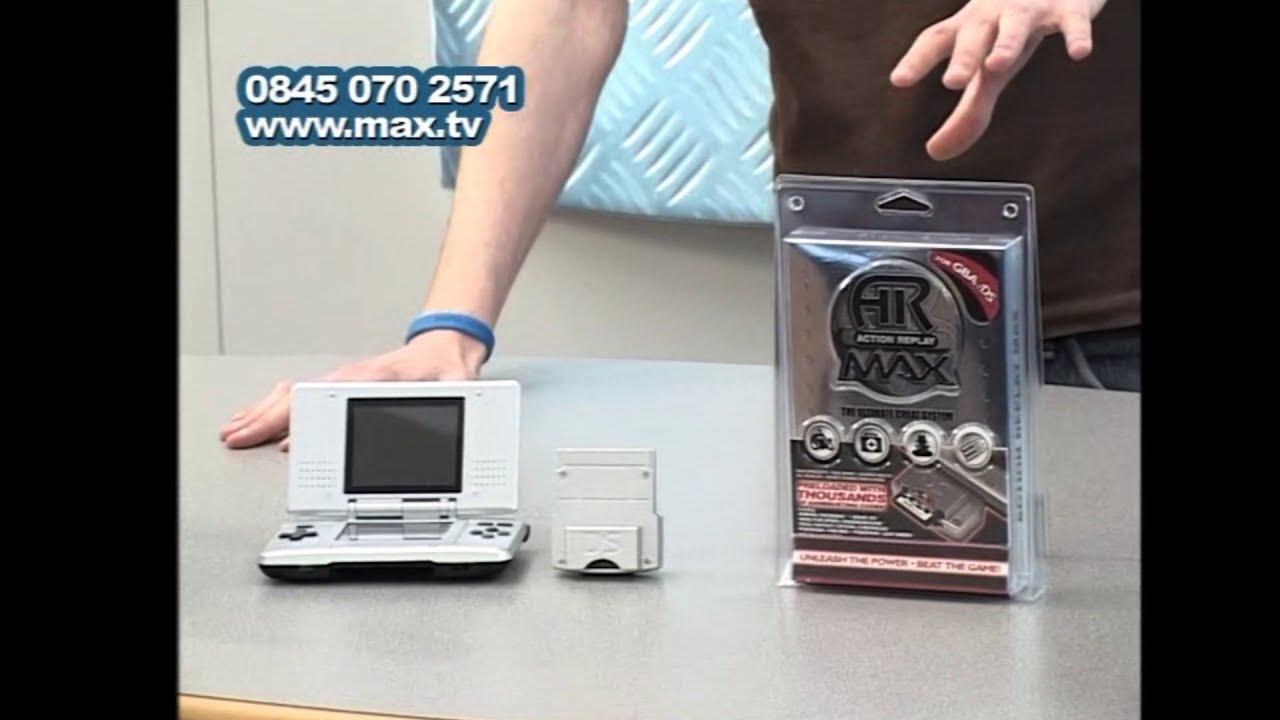 Retro Games Action Replay Max Nintendo DS / GBA Infomercial - Max TV (2005)
