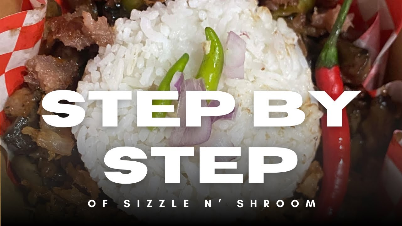 Step By Step of Sizzle N’ Shroom (Mushroom Sisig)