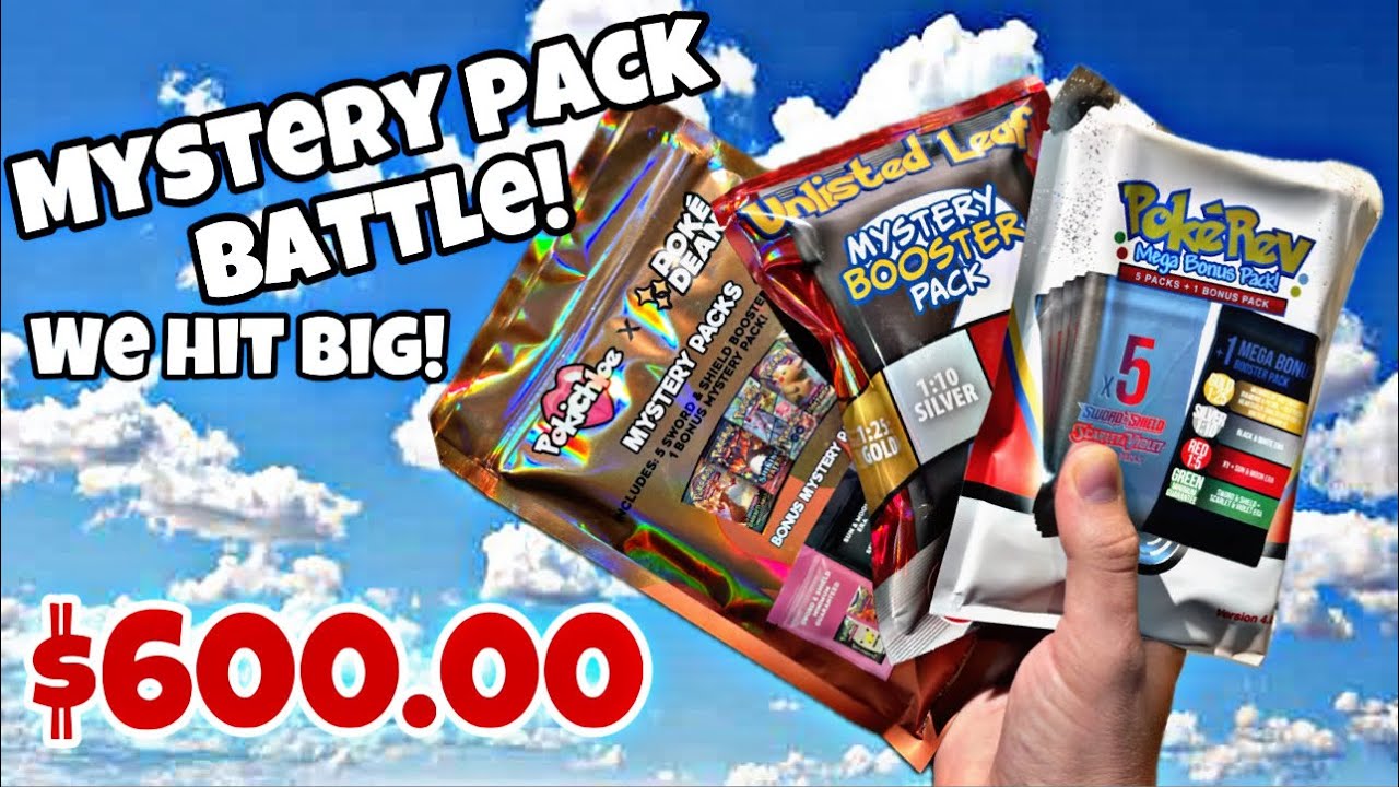PokeRev за 600 долларов, Unlisted Leaf, Pokichloe/PokeDean Mystery Pack, ОТКРЫТИЕ БОЕВОГО ПОКЕМОН...