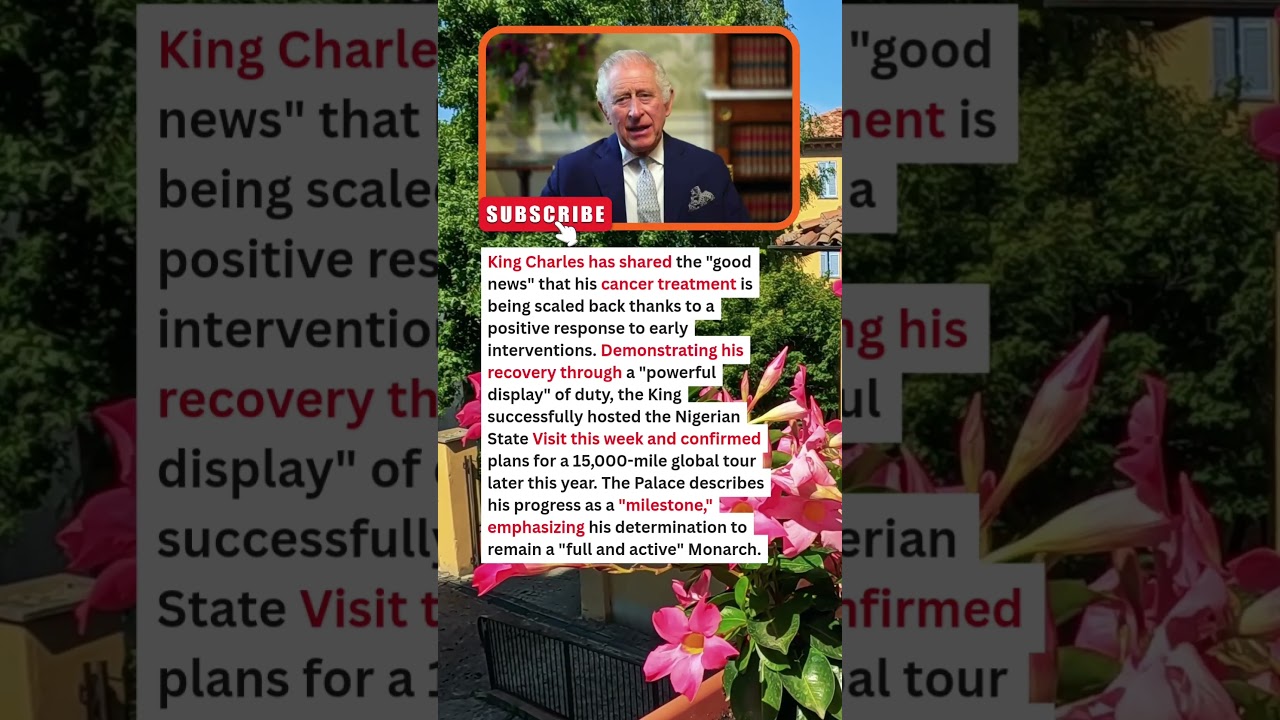 URGENT: King Charles Delivers Hopeful News on Cancer Journey &mdash; Strong Comeback Moment!