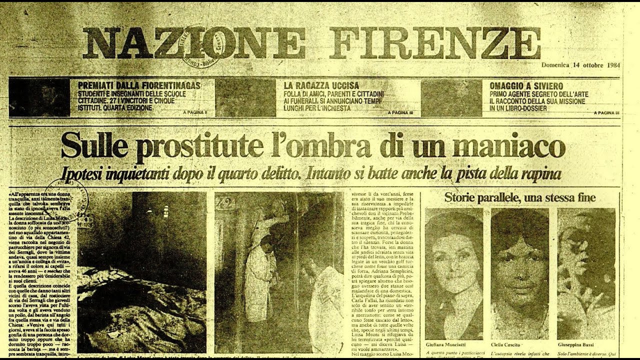 Mostro di Firenze - Le mondane uccise a Firenze dal 1982 al 1984