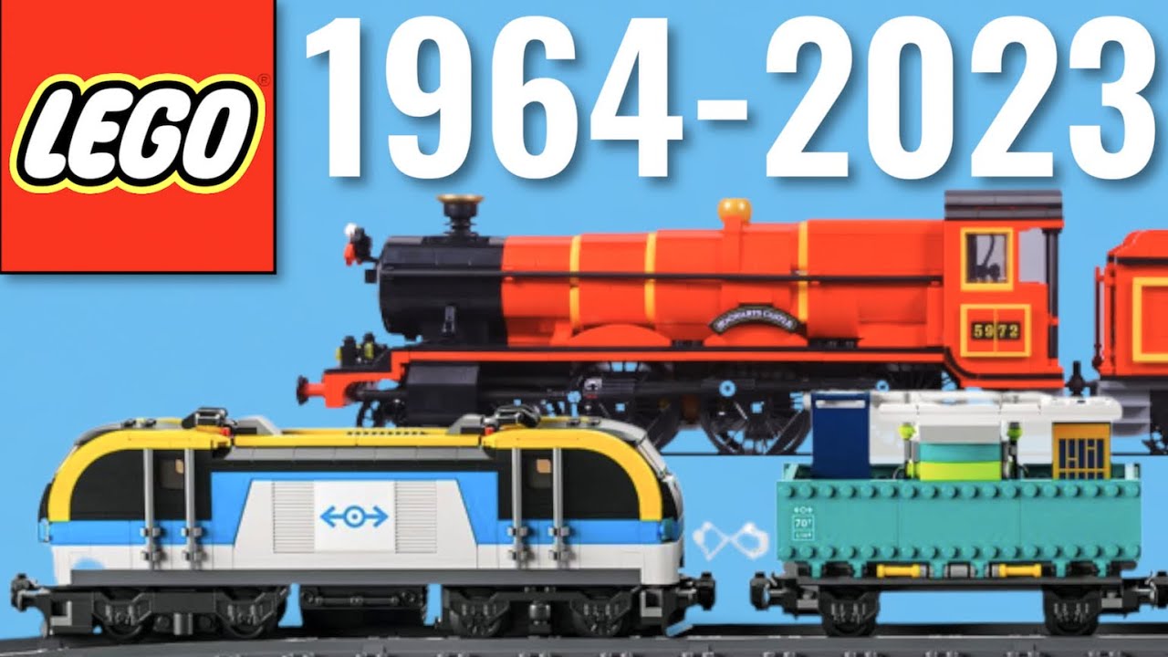 ВСЕ ПОЕЗДА LEGO С 1964 ГОДА