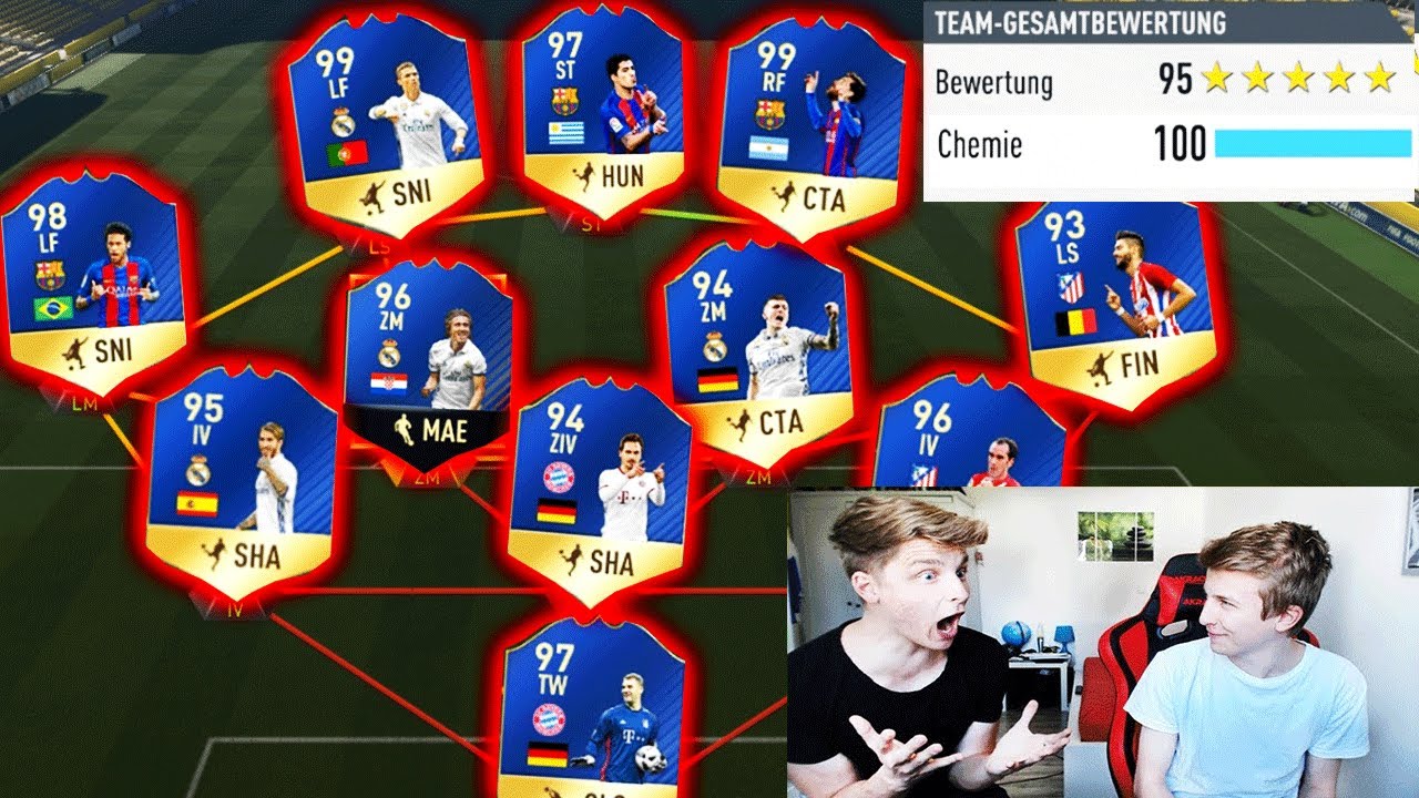 195 RATED TOTS FUT DRAFT CHALLENGE vs. kleiner BRUDER! 🔥⚽🔥 - FIFA 17 ULTIMATE TEAM (DEUTSCH)