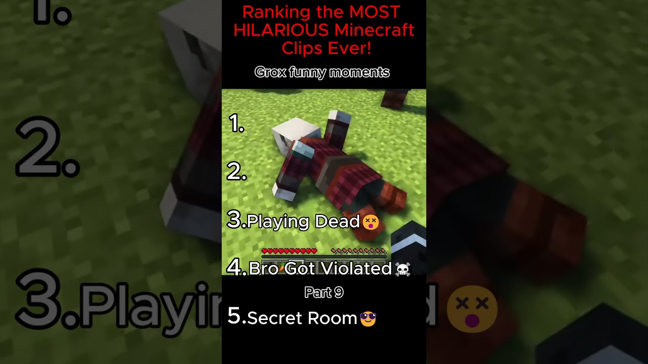 Ranking The FUNNIEST Minecraft Moments!