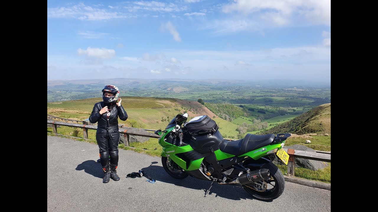 zzr1400 touring, Devils bridge ,Elan valley, and the highest road pass in Wales  [part 2]