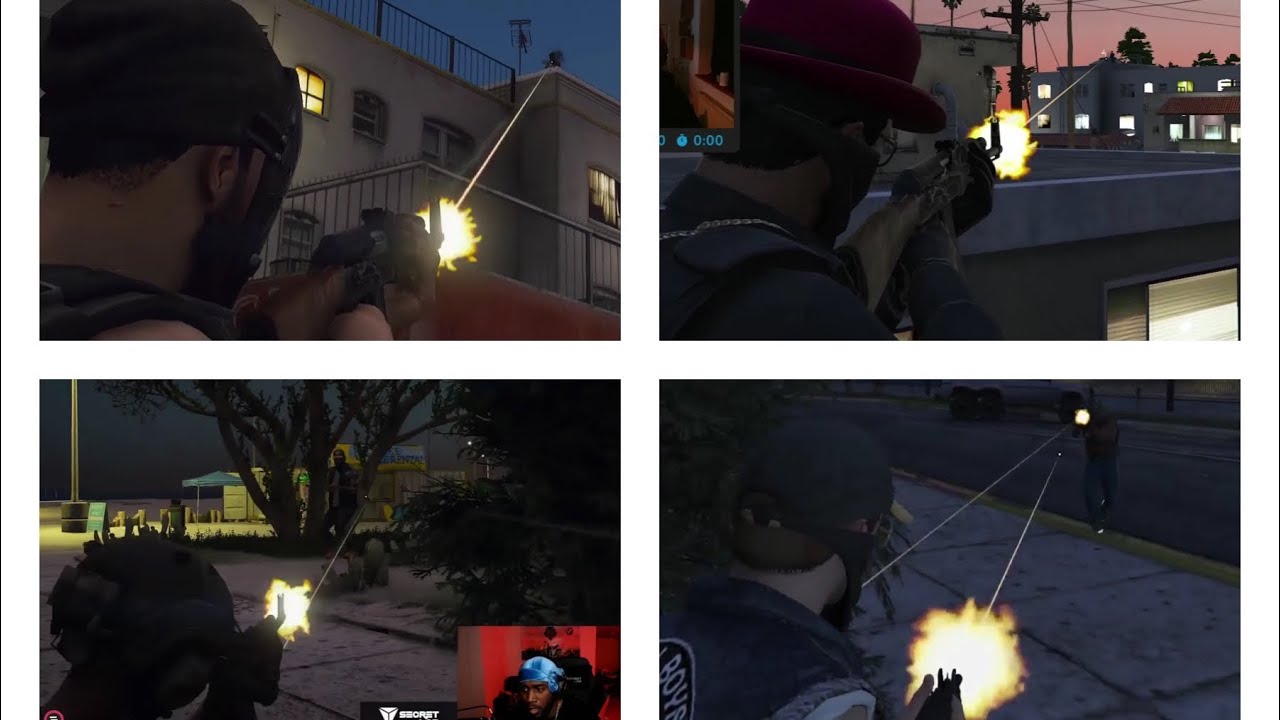 The Mandem Defeat BBMC at the Billabong (All POVs) | GTA RP NoPixel 3.1