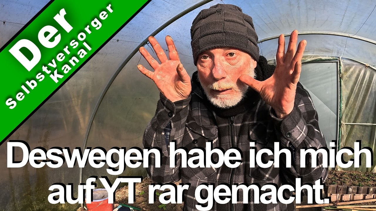 Darum habe ich mich auf YT rar gemacht