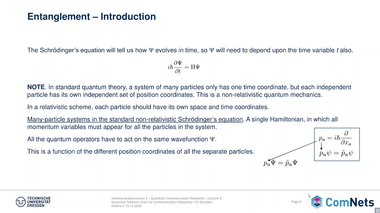 L9 - 01 - ComNets 3 - Quantum Communication Networks 4